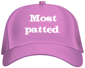 a pink most patted cap